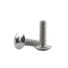 Large flat round cross screw bolt