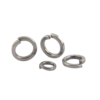 Spring helical split ring lock washer